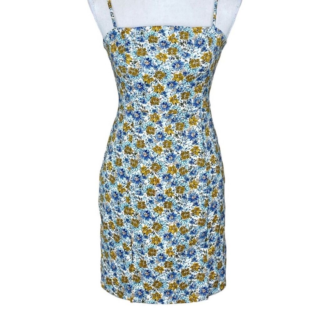 NWT drygoods Blue and Yellow Floral Sundress